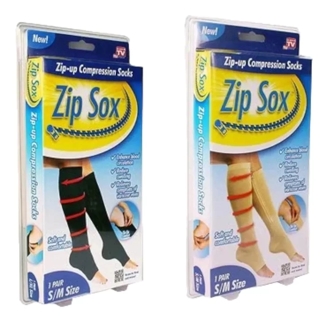 Medias Compresión Anti Varices Zip Sox